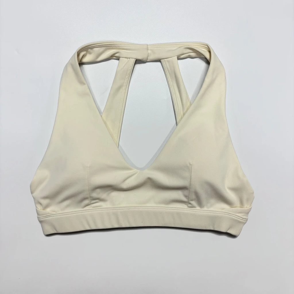New Summer Women's Halter Sport Bra Shockproof Gym Running Bra Beautiful Back Yoga Crop Top Summer New Female Underwear