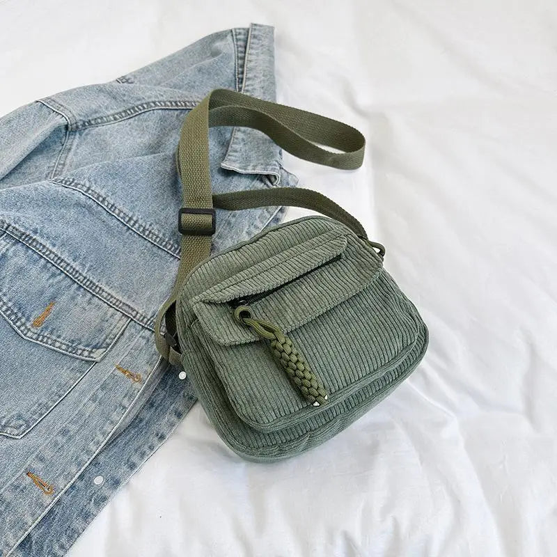 Crossbody Bag For Women Casual Style Zipper Closure Adjustable Strap Large Capacity Multi Pockets Messenger Bags Shoulder Purse