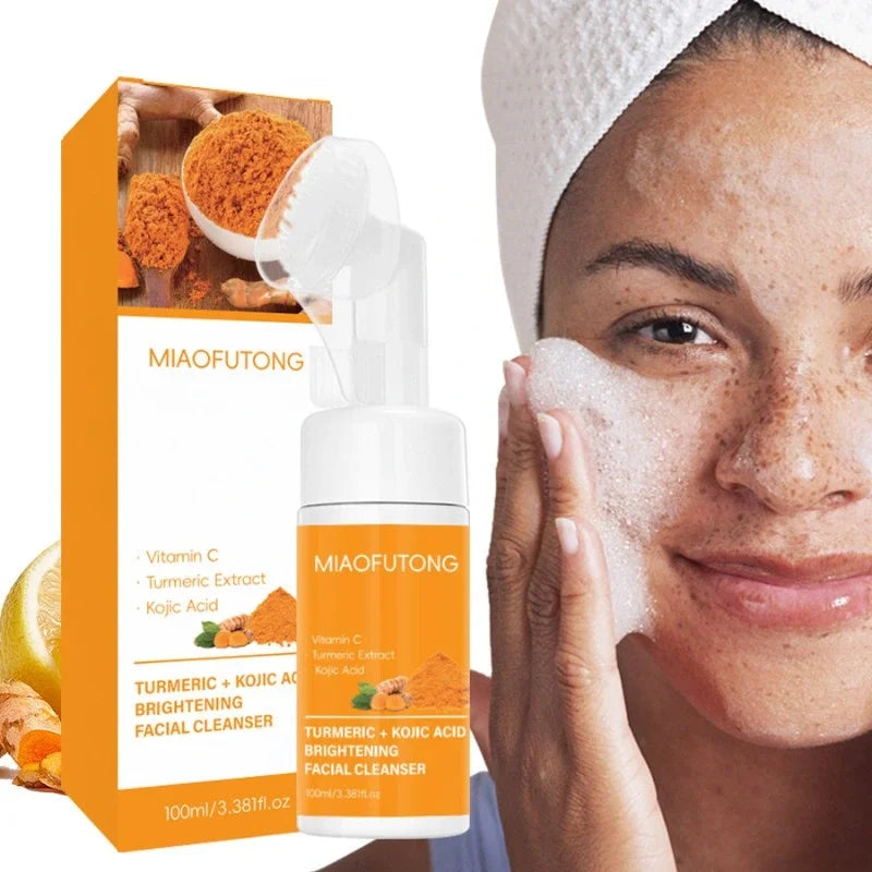 Turmeric Vitamin C and Kojic Acid Facial Cleansing Mousse