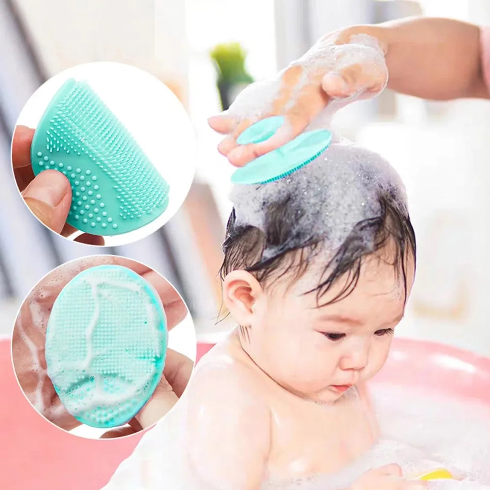 Soft Silicone Face Brush Cleanser and Massager Manual Facial Cleansing Brush Exfoliating Silicone Face Scrubber for Women Man