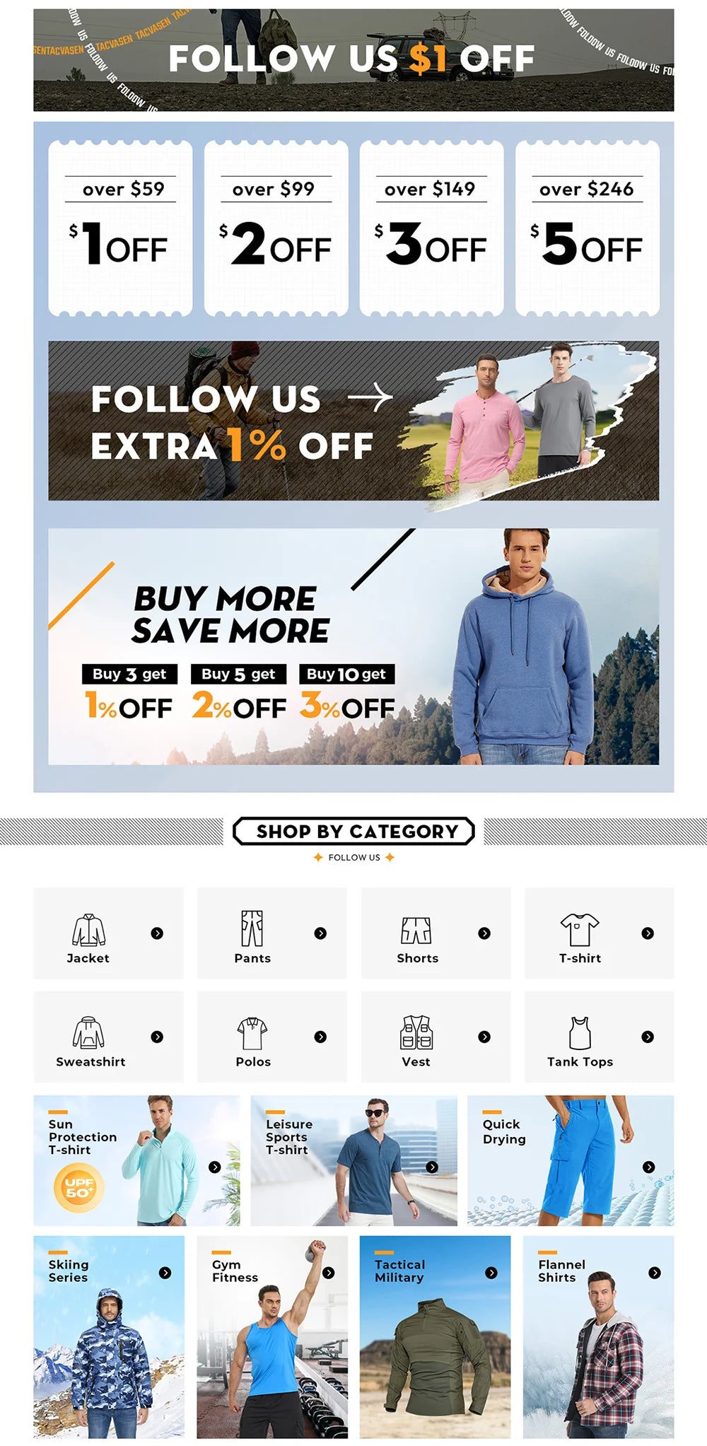 TACVASEN UPF 50+ Workout T-shirts Mens Quick Dry Long Sleeve Athletic Shirts Performance Sports Running Tee Tops Sun Protection
