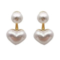 Elegant Pearl Necklace For Women'S Heart Pendant Necklaces Luxury Imitation Pearls Chain Necklaces Korean Jewelry Girls Gifts
