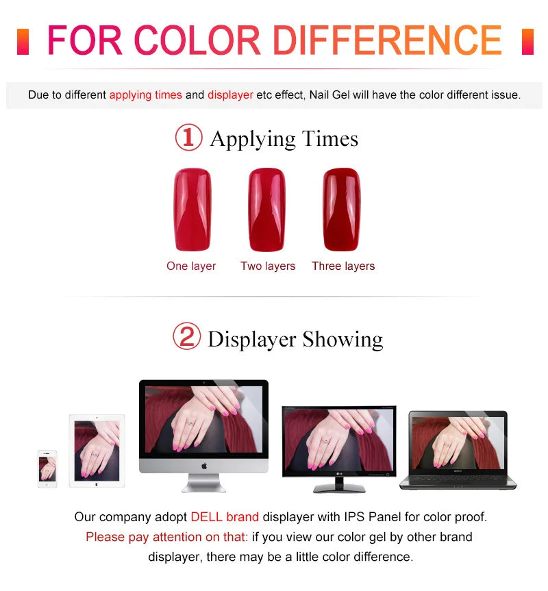 Venalisa 10ml Nail Gel Polish - HEMA/TPO Free Soak-Off UV LED Gel