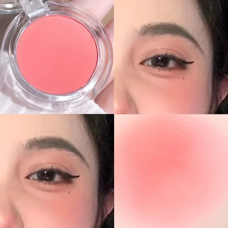 Face Blush Palette Waterproof Matte Contouring For Women Brightening Cheek Tint Radiance