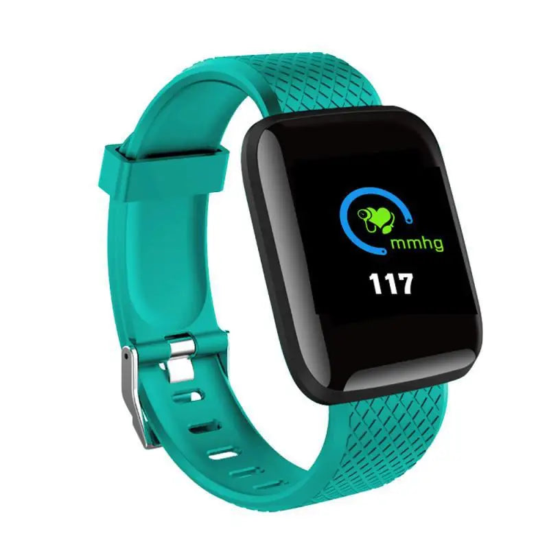116plus Smart Watch Hombres y Mujeres Pantalla Táctil Completa Reloj Deportivo de Fitness Hombre IP67 Impermeable Bluetooth para Ios Android Smartwatch