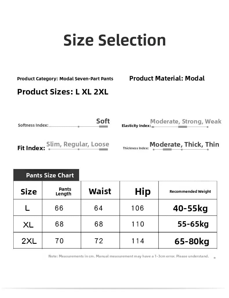 Summer Lightweight Modal Sleepwear Casual Loose Short Sleeve T-Shirt Women's Seven-Piece Pants Outdoor Large Size Leisure Set