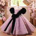 Dreamy Vow D162 Luxury Short Sleeve Beaded Flower Girl Dress Arabic Kids Long Princess Prom Wedding Evening Party Pageant Gown