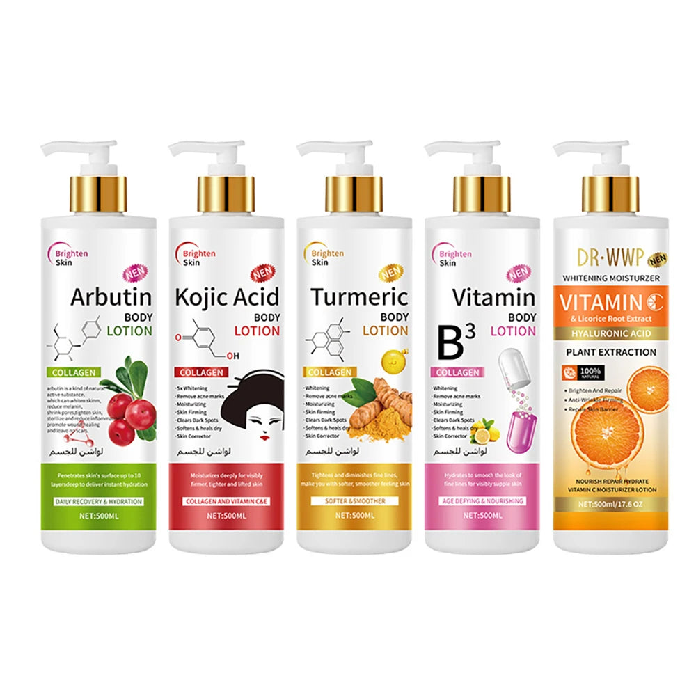 OUSHUFEI Kojic Acid Body Lotion, Whitening & Moisturizing, 500ml