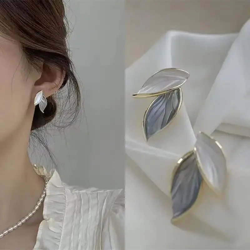 Korean Fashion Zircon Drop Earrings For Women'S Jewelry 2026 Trending New Luxury Women'S'S Geometric Hoop Earrings Pendientes Gifts