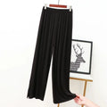 Women's Modal Wide-Leg Pants - Floor-Length Casual Loose Trousers