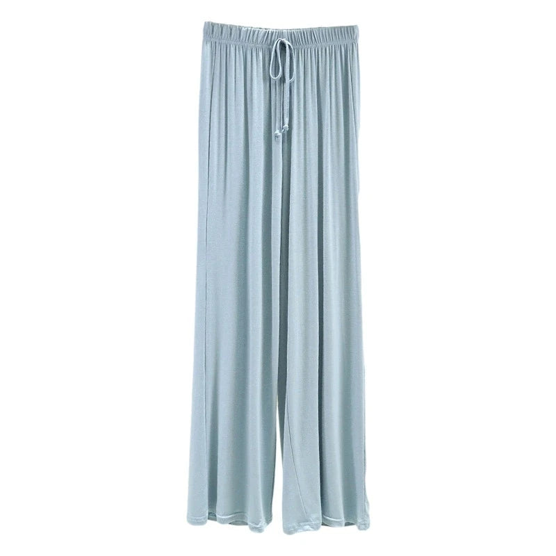 VGVFHZY Women's Wide Leg Pants High Waist Casual Loose Ice Silk