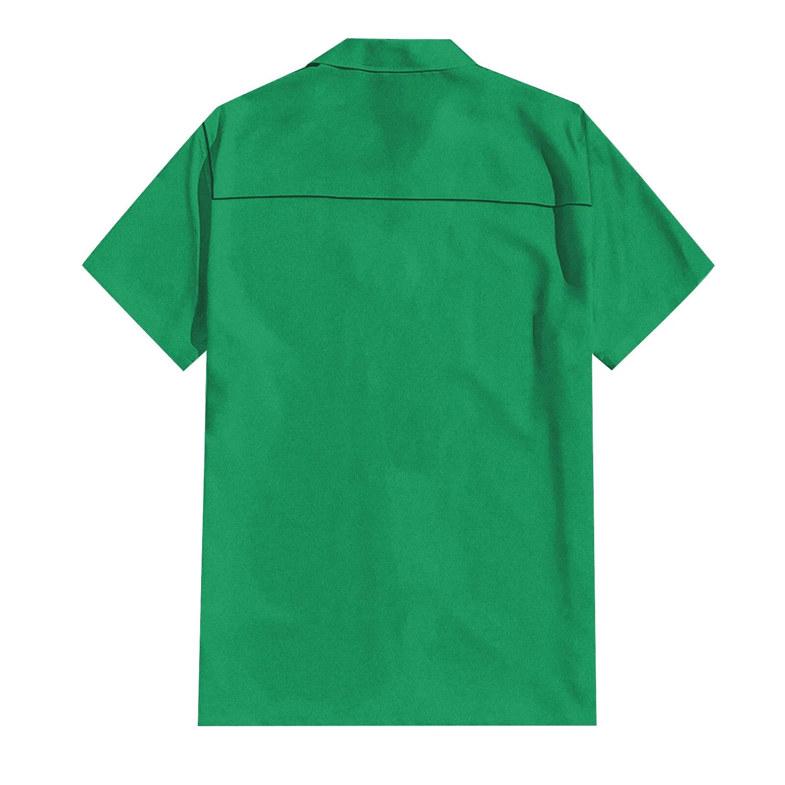 Men'S Short-Sleeved Shirts Cotton Linen Summer Solid Color Turn-Down Collar Quick Drying Casual Beach Style Plus Size Shirts