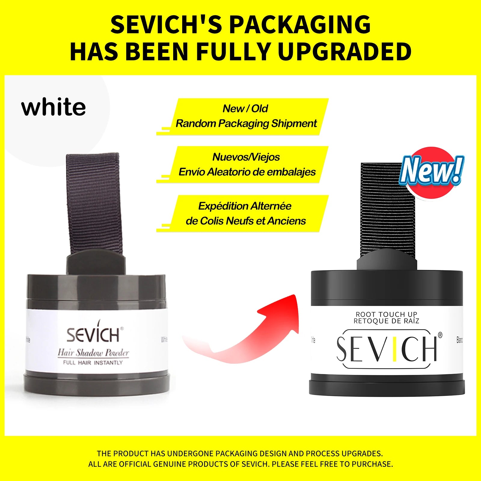 Waterproof Hair Shadow Powder Temporary Hairline Repair Filling Powder Gray Coverage Hair Loss Hairline Powder Makeup Concealer