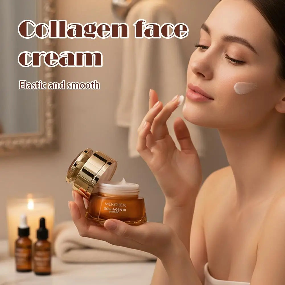 Collagen Firming Soothing Essence Face Cream Delicate Firming Balanced Skin Fine Lines Korea Skincare Products Skin Care