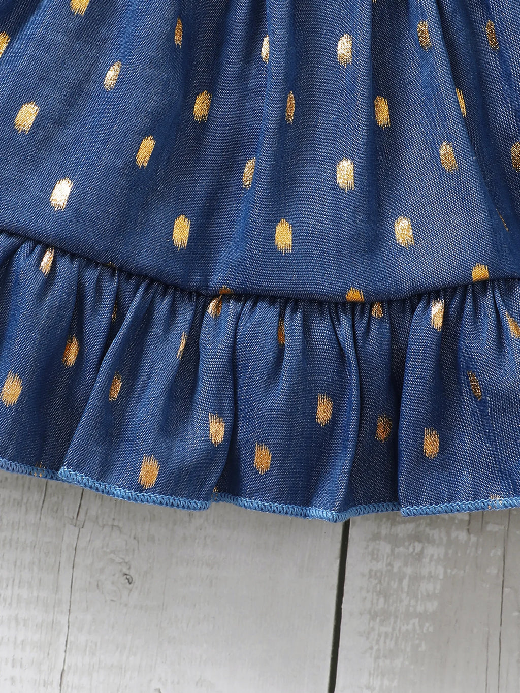 3-24Months Infant Baby Girl Dot Slip Blue Dress Toddler Girl Summer Fashion Princess Dresses With Headband 2Pcs Set