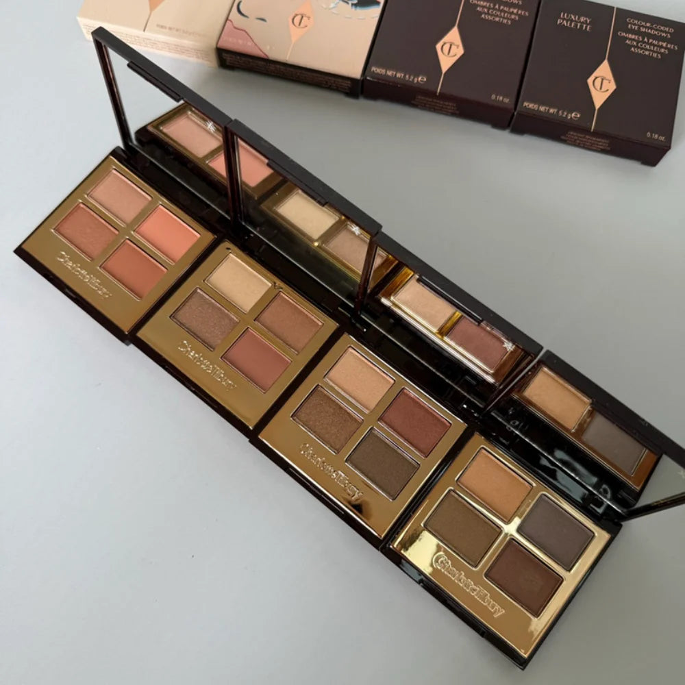 Charlotte Tilbury Eye Shadow 4-colors 6-colors 7-colors 9-colors Super Nudes Easy Eye Push Up Lashes Lasting Natural Cosmetics