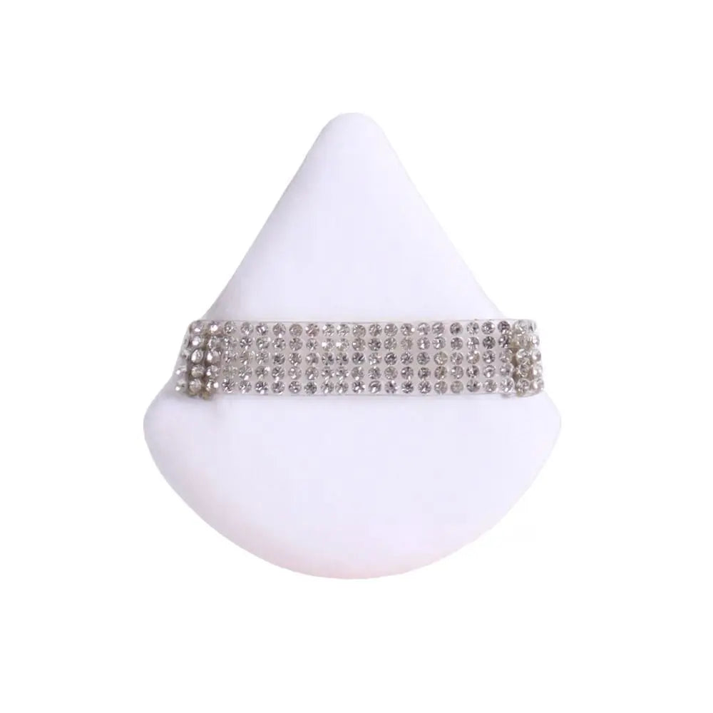 New Diamond Triangle Powder Puff Sponge Velvet Triangle Powder Puff Facial Beauty Soft Smooth Face Makeup Tool Makeup Sponge