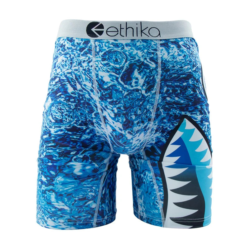 Ethika Men's Boxers Breathable Mesh Crotch Trunks Plus Size S To 3XL Comfort Fit