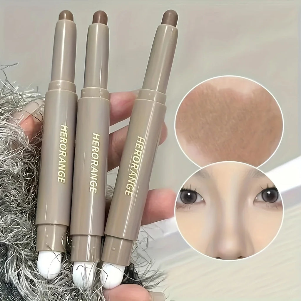 Herorange Valentine's Day Gift Contour Stick - 2-in-1 Nose & Face Sculpting Pen with Brush, Suitable for All Skin Types
