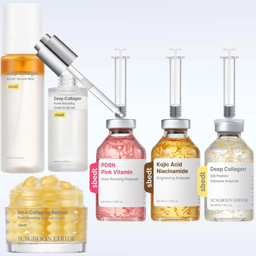 Silk Peptide Intensive Lifting Ampoule Essence Deep Collagen Repair Renewal Firming Moisturizing Glow Serum Korean Skincare