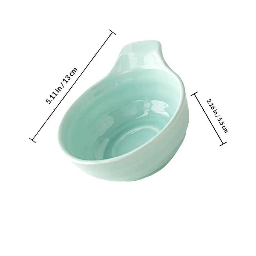 WINOMO Ceramic Small Sauce Bowl - Yellow 4.5" Dipping Dish