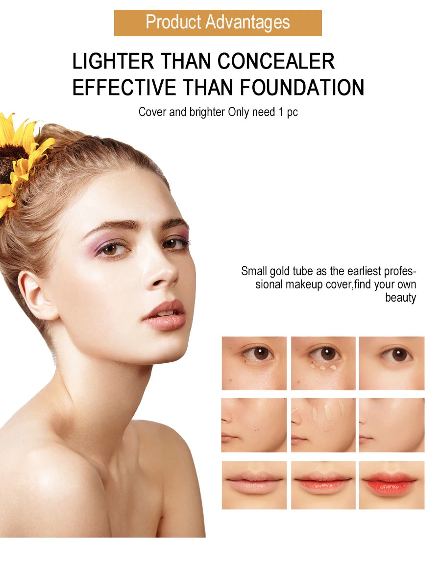 14 Shades of Matte Concealer - Complete Coverage Formula,Long-Lasting,Waterproof Foundation Makeup Contouring for Face And Body
