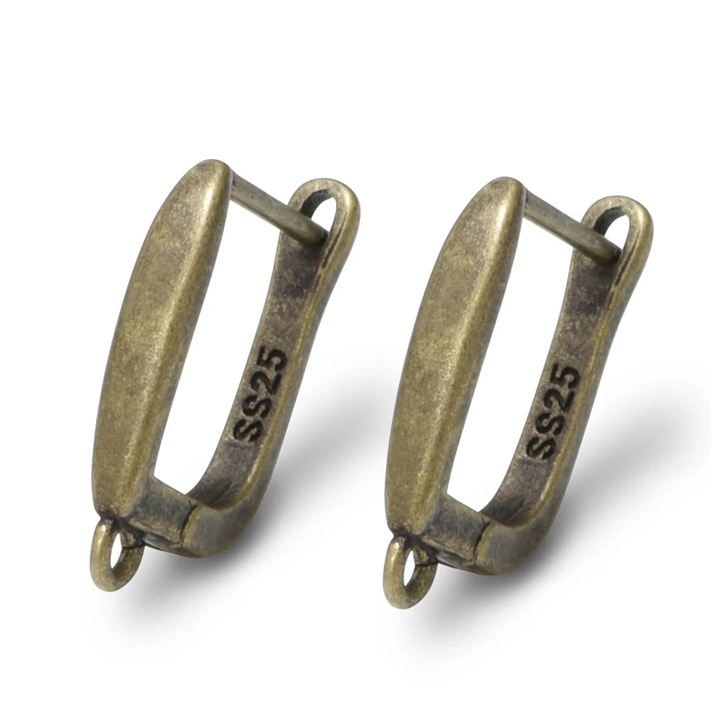 Antique Bronze DIY Earring Hooks Findings (1 Pair)