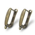 Antique Bronze DIY Earring Hooks Findings (1 Pair)