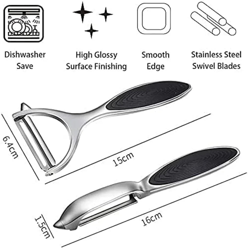 Pelador Rallador Accesorios de Cocina Artículos de Cocina y Hogar Herramientas Cortador de Verduras Frutas Zanahorias Multifunción Utensilios