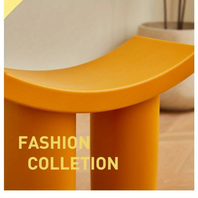Nordic Dumbo shoe changing stool Internet celebrity plastic children's stool home door low stool entry light luxury modern simp