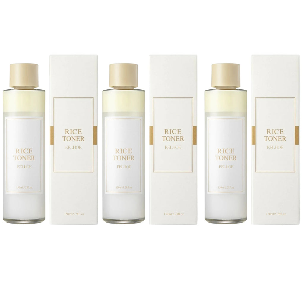 Rice Water Face Toner Essence Deep Moisturizing Repairing Skin Barrier Shrink Pore Brightening Anti Aging Nourishing Toner 150ml