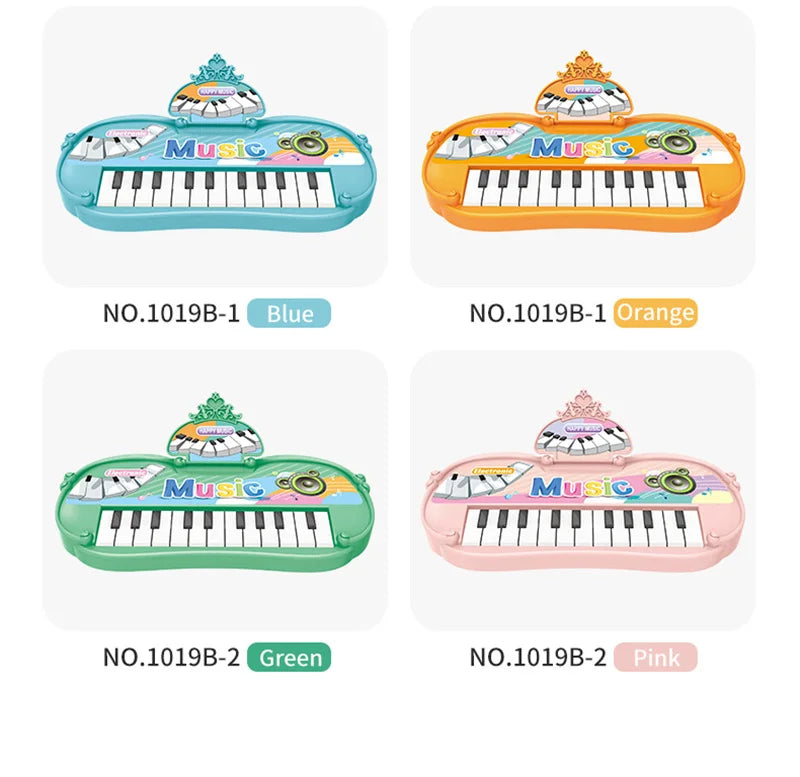 Electronic Piano Toys 13 Key Portable Music Piano Toy Electronic Musical Instrument Toys Multifunctional Kids Music Learning Toy