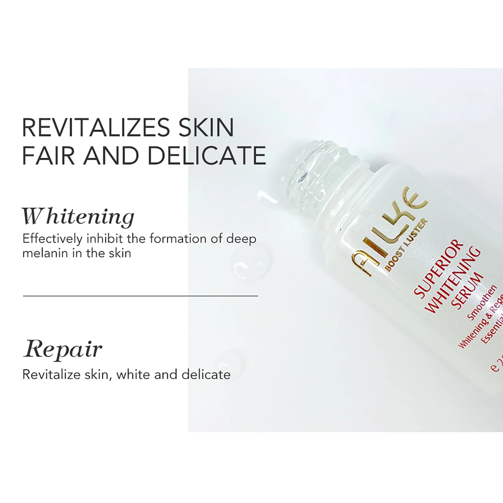 AILKE Whitening Skin Care Set, With Glutathion Vitamin C, Brighter Smoother Skin, Reduce Dark Spots, Clean Skin, Moisturizing
