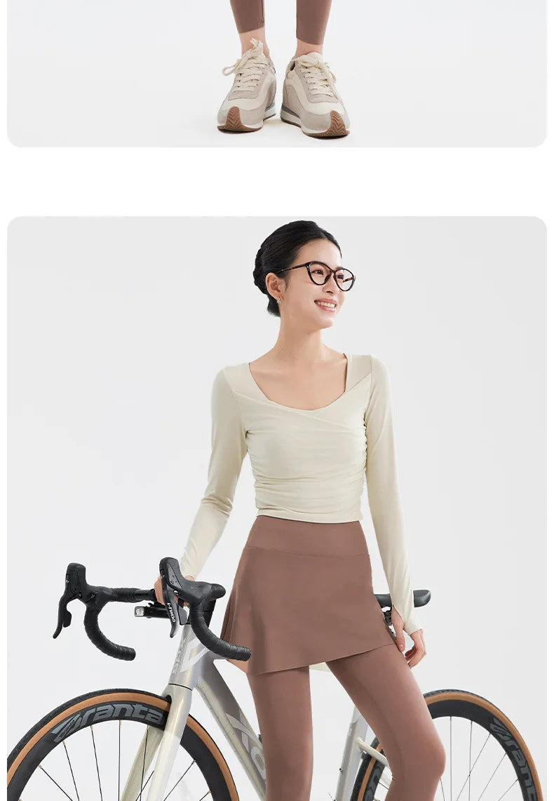 High-Waist Seamless Leggings for Women – Slim Fit Yoga & Sports Tights