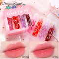 Rolling Bead Lip Oil Set Of Four Moisturizing Lotion, Hydrating Roller Ball Mouth Oil, Anti-Drying, Colorless And Transparent