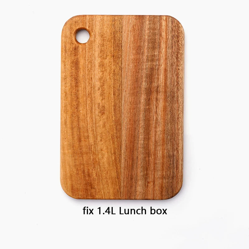 Acacia Wood Cutting Board - Reversible Chopping Board with Handle