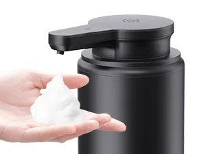 LAOPAO Foam Soap Dispenser Set IPX5 Waterproof USB-C Charging with Sensor Infrared Motion Sensor for Kitchen and Bathroom
