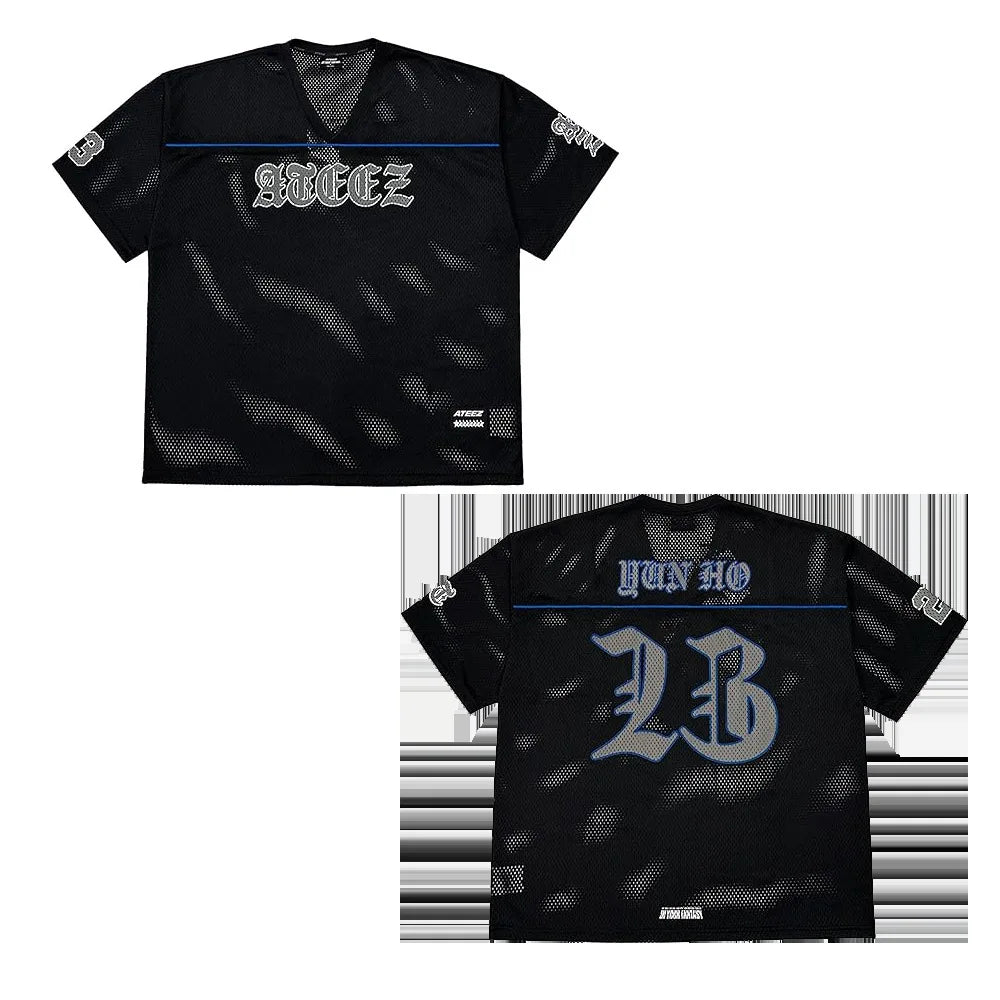 Ateez 2025 World Tour In Your Fantasy Graphic Tee Jersey Official Tour Merch For Fans