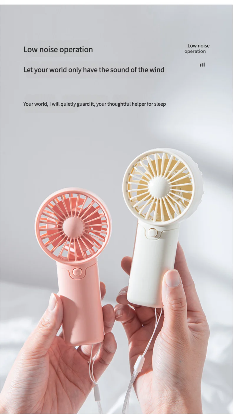 MEET SUN Portable Fan, Creative Compact Pocket Handheld Fan, Lightweight Mini Fan (AAA Batteries Not Included)