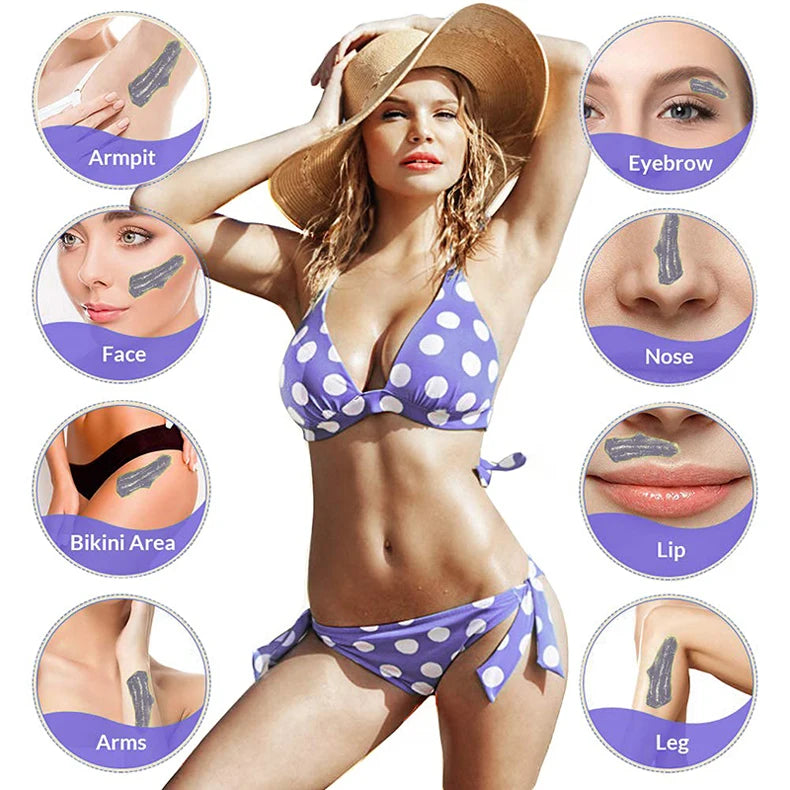 1000g/200g/50g Painless Hot Film For Body Hairs Removal Beans Hard Waxing Wax Beans Waxing Machine Bikini Face Legs Hair