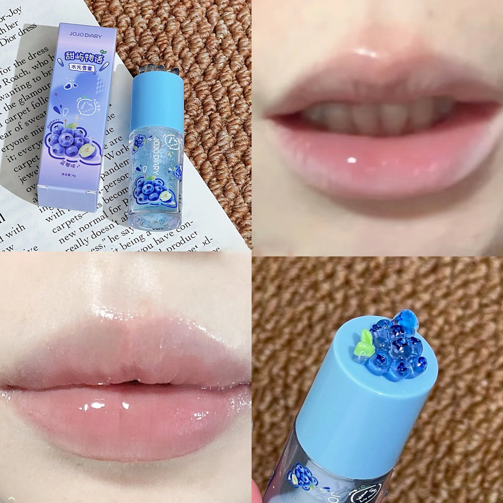 Guava Peach Lip Oil Plump Moisturizing Non-sticky Hydrating Lip Gloss Long-lasting Clear Liquid Lip Balm Make Up Korean Beauty
