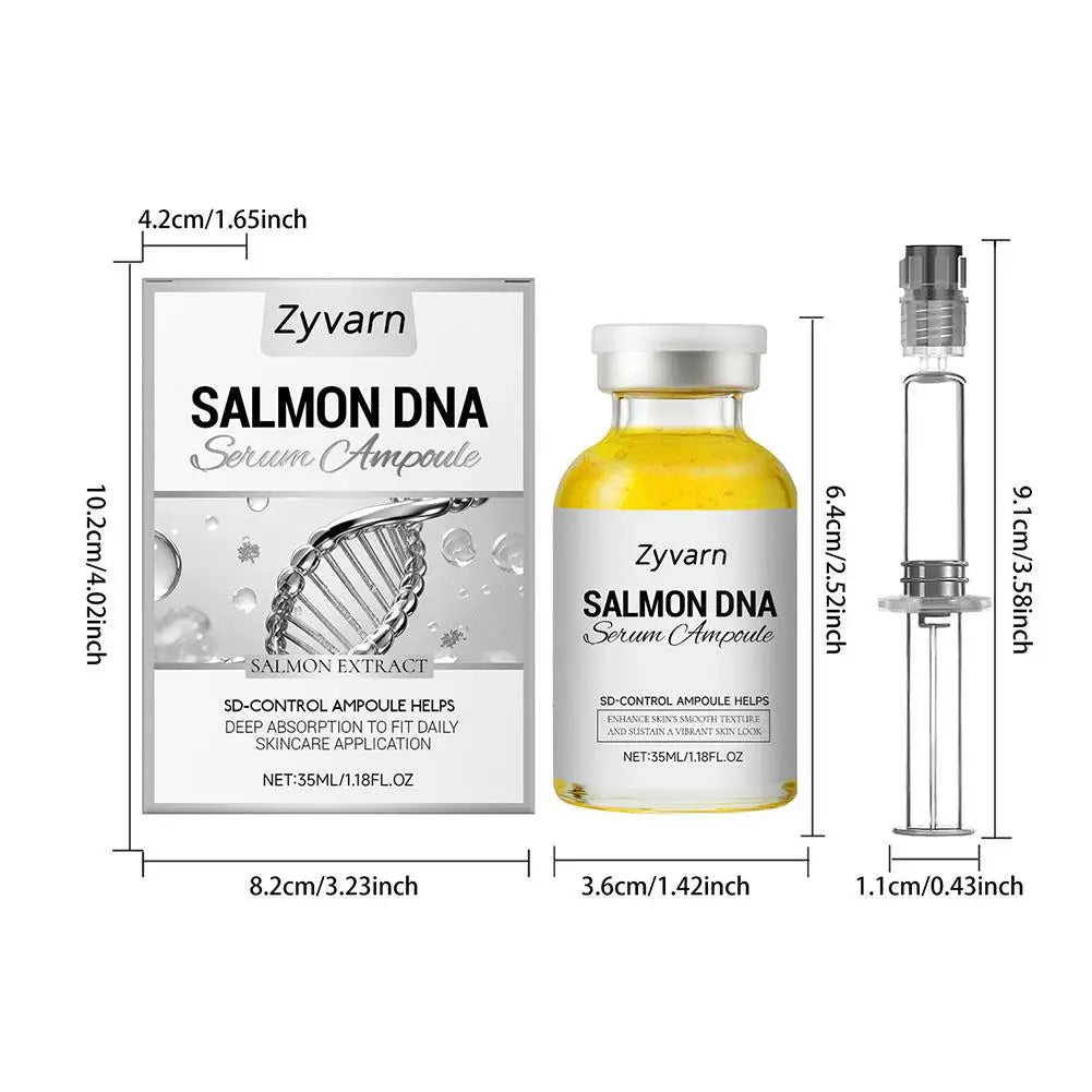 2/1pcs Salmon Dna Moisturizing Face Serum Ampoule Essence, Pdrn Daily Skincare Deep Moisturizing  Radiant Facial Skin Soothing