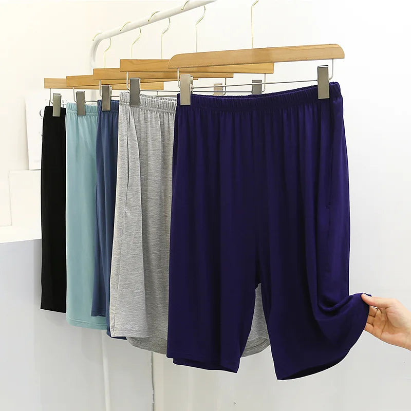 Fdfklak Women's Modal Pajama Pants - Knee Length Sleep Bottoms