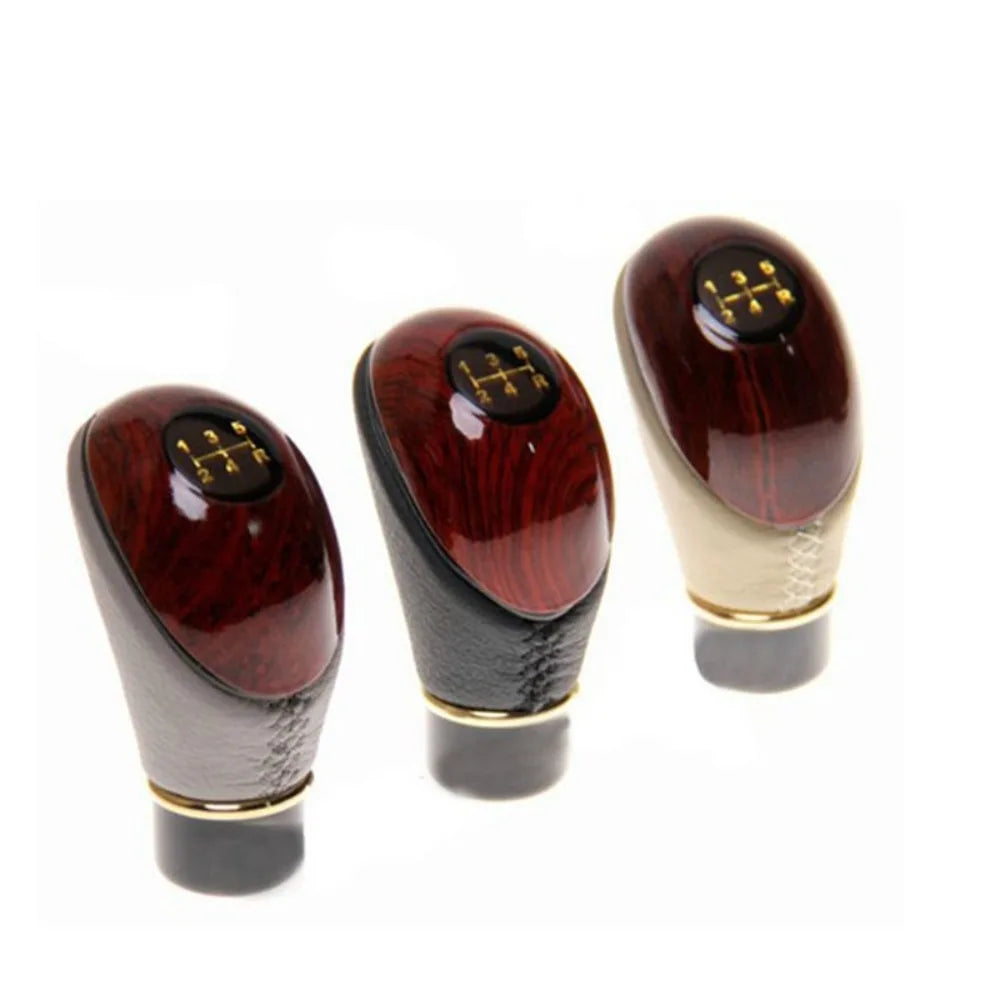 Durable Gear Stick Manual 5 Speed Wooden Gear Stick Knob Lever Gear Knob Manual Gear Lever Car Shift Knob Car Accessories