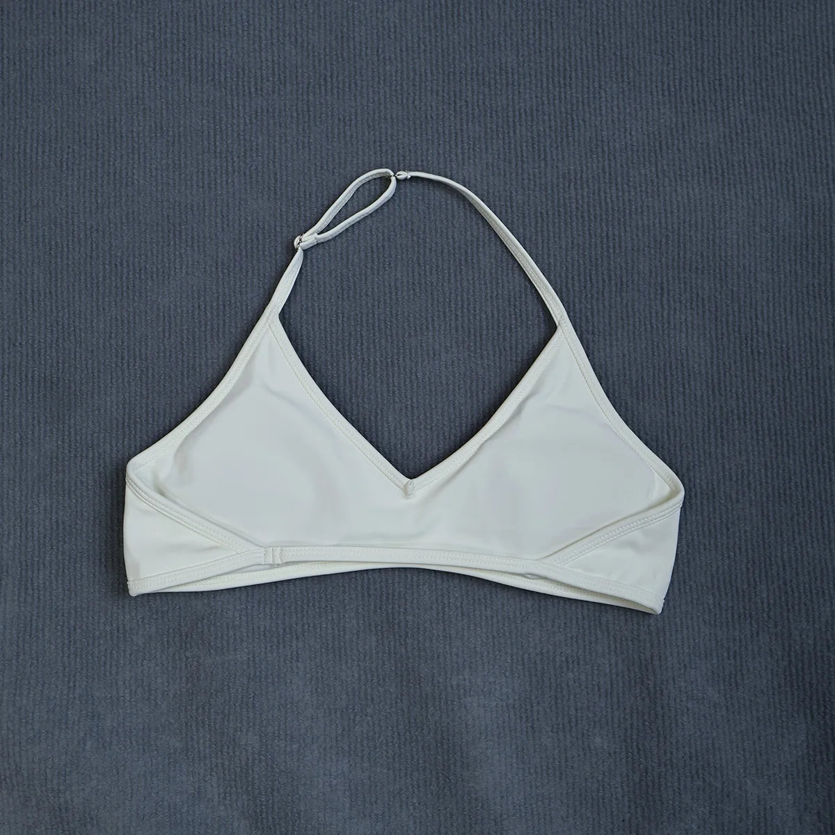 Women's Summer Halter Neck Padded Sports Yoga Bra Shock Absorption Support Backless Crop Top for Outdoor Running And Gym