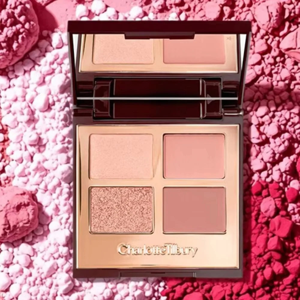 Charlotte Tilbury Super Nudes Easy Eye Palette Luxury Mini 6-shade Nude Eyeshadow Palette Satin-matte Shimmer Metallic Finishes