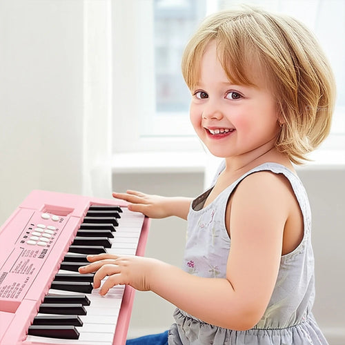 Chriyungel 37 Keys Kids Keyboard With Microphone Educational Toy For Children Ages 3 To 6