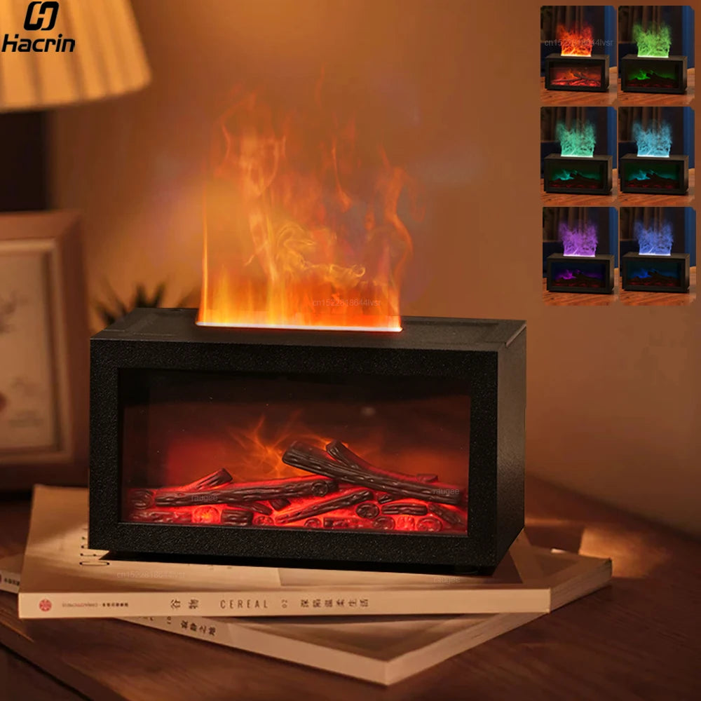 Flame Aroma Humidifier & Essential Oil Diffuser