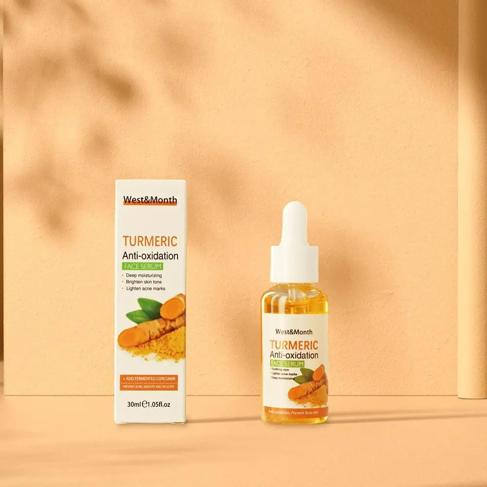 Turmeric Face Whitening Dark Spot Corrector Anti-oxidation Serum Turmeric Dark Spot Corrector Serum Facial Brighten Turmeric Oil