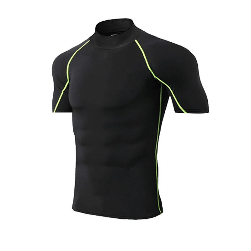 Compression T Shirt Men Quick Dry Short Sleeve Performance Tee For Fitness Enthusiasts